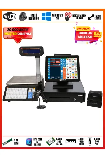 POS START 1000423 Barkod Sistemi | Evrensel Set