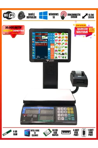 POS START DNMKSET Barkod Sistemi | Pos Terazi | Dinamik Set