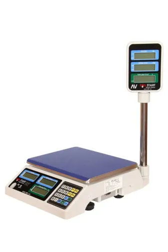 POS START LH-30-VA Posstart Akıllı Terazi Va | 30 Kg 5 Gr Rs232 Bilgisayar Bağlantılı Terazi