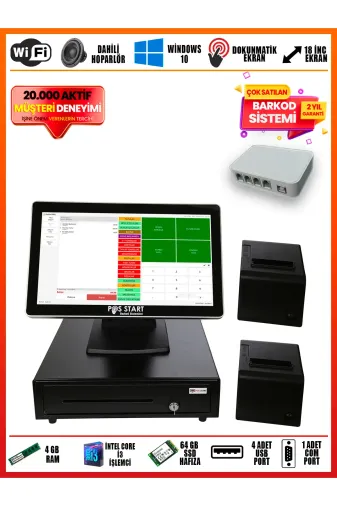 POS START YGN-RST Restaurant Barkod Sistemi | Uygun Set