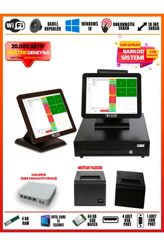 POS START ZRV0AK Restaurant Barkod Sistemi | Zirve Set