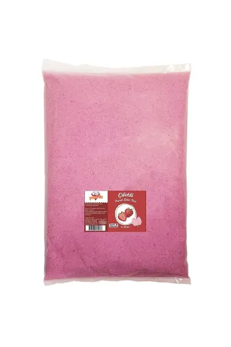 Potporiks PSC ÇLK 1KG TOZ 1 Kg. Çilek Aromalı Pamuk Şeker Toz Şekeri - Pamuk Şeker Yapımı Için