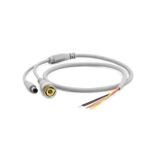 Power Jak Kablo Dc + Bnc 60Cm Beyaz HDX5530