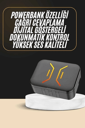 Powerbank Bluetooth Kulaklık Kulaklığı Yüksek Ses Kaliteli