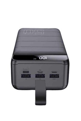 Powerbank Çoklu Şarj Girişi 50.000 Mah Taşınabilir Dijital Göstergeli