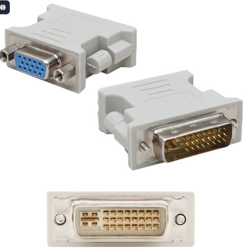 Powermaster 10649 DVI Erkek - VGA Dişi Çevirici 24+5 Pin
