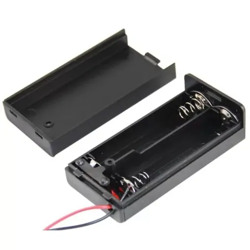 Powermaster 2'li Aa Kapaklı Switch'li Pil Yuvası (ıc-233c