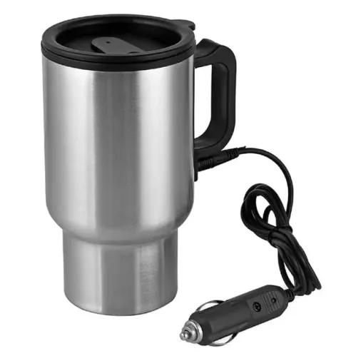 Powermaster Paslanmaz Çelik 12 Volt Araç İçi Termos Klc A-103
