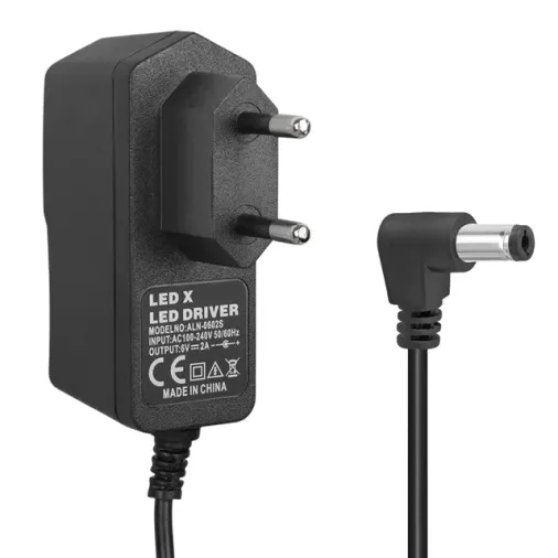 Powermaster Pm-16738 6 Volt - 2 Amper 5.5*2.5 Mm Uçlu Plastik Kasa Priz Tipi Adaptör