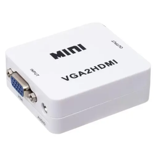Powermaster Pm-18698 Vga To Hdmı Ses Girişli Mini Model Dönüştürücü