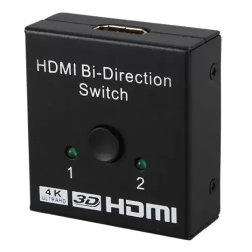 Powermaster Pm-19903 Çift Yönlü 2 Port Hdmı Splitter Çoklayıcı Birleştirici Switch