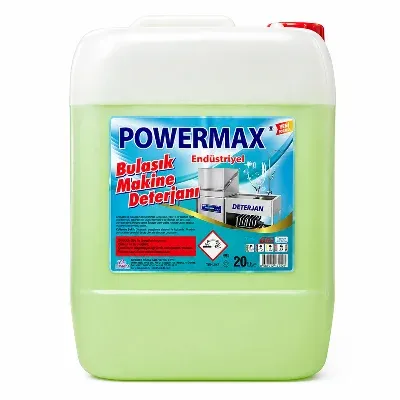 Powermax Endüstriyel Bulaşık Makinesi Deterjanı 20 Lt
