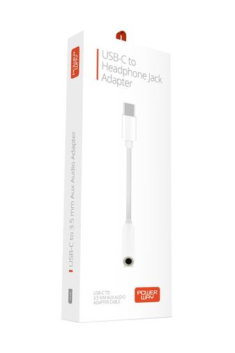 Powerway Ac04 Type-C To Aux Çevirici Tüm Cihazlarla Uyumlu Samsung Xiaomi 3.5Mm Aux Kulaklık Dönüştürücü