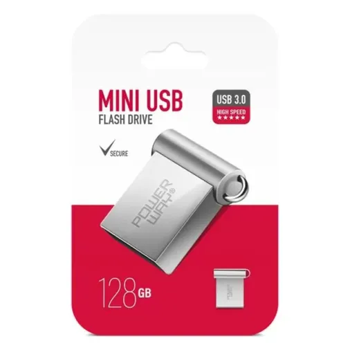 Powerway Mini 128gb Metal Mini Usb 3.0 Flash Bellek Yüksek Hızlı