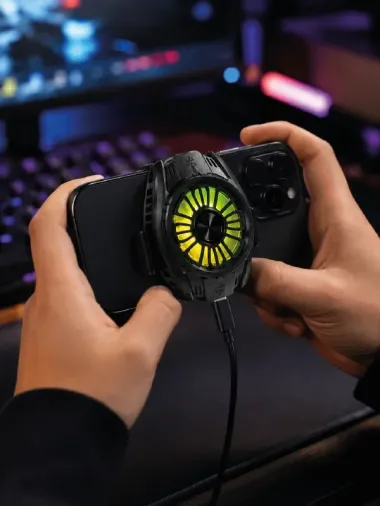 Pratik Rgb Işıklı Telefon Soğutucu 1 Adet
