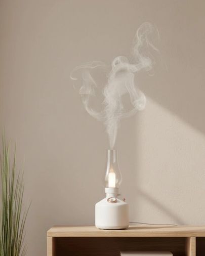 PRATİKOBA 120466852 Mey İthalat Usb Şarjlı Gaz Lambası Modeli Nano Mist Aromaterapi Nemlendirici 280 Ml Çok Renkli