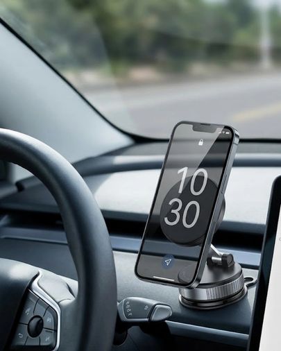 PRATİKOBA MEYTDUCZZZFB28TELEFONTUTUCU-2-BLMY Mey İthalat Güçlü Mıknatıslı Araç Telefon Tutucu 360 Derece Döner Stand