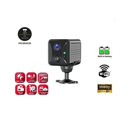 PRATİKOBA TrLat0EM0015K-317-BLNCC Mini Pır Sensörlü Algılamalı Sesli Konuşmalı 1080P Hd Wifi Kamera