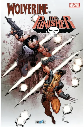 Presstij Kitap URASKİTAPWVSPNSHRVRYNT Wolverine Vs. Punisher Varyant Kapak