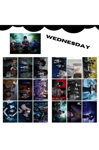 PrimeShoping WEDNESDAY_FOTOKART Wednesday Fotokart Seti
