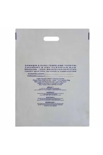 PRİVATE 86981738146500 500 Adet Otel Buklet Tipi Anti Bakteriyel Hijyenik Kirli Çamaşır Poşeti Torbası Laundry Bag