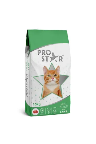 PRO STAR PRO06 Yetişkin Kedi Maması Kuzulu 15 Kg