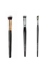 Profesyonel Oval Yapılı Kapatıcı Fırçası Yuvarlak Kapatıcı Fırçası Pro Açılı Eyeliner Fırçası