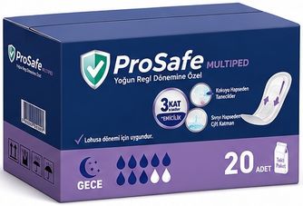 Prosafe Multiped Regl - Mesane - Lohusa Pedi M - Medium - Orta/Gece 20 Adet
