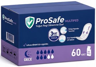 Prosafe Multiped Regl - Mesane - Lohusa Pedi M - Medium - Orta/Gece 60 Adet