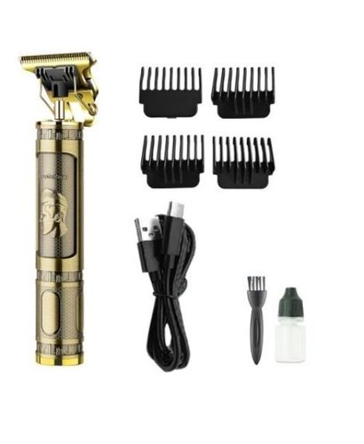 PS-033 Çelik Kasa Profesyonel T-bıçak Sakal Ense Ve Çizim Tıraş Makinesi
