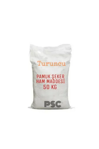 PSC PSC 50 KG HAMMADDE  TURUNCU Pamuk Şeker Hammaddesi 50 Kg Turuncu