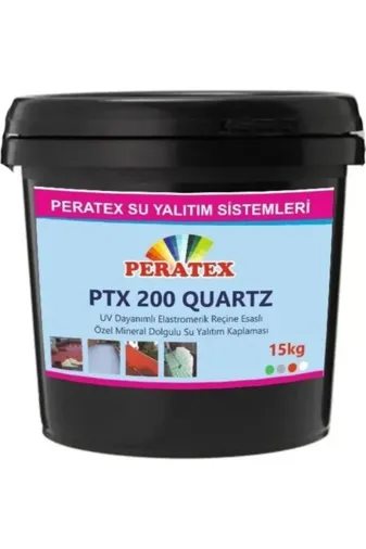 PTX200KIRMIZI Peratex Ptx 200 Quartz Silis Kumlu Su Yalıtım Kaplaması 15 Kg Renk Kirmizi
