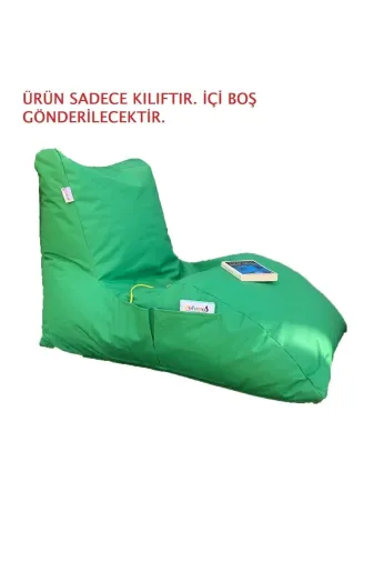 Pufumo daybedkılıf Armutland Daybed Armut Koltuk Kilifi Yeşil ( Ürün Sadece Kiliftir. İçi Boş Gönderilecektir. )