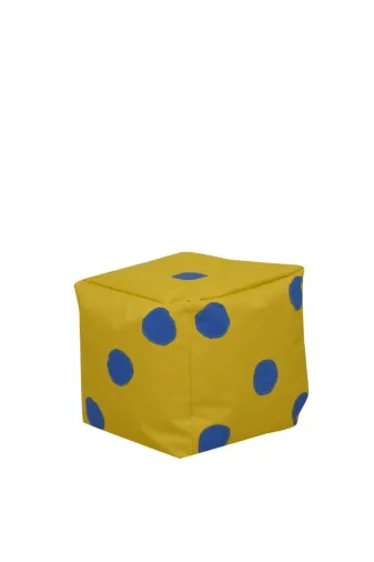 Pufumo PUF02 Ayak Ucu Pufu Sarı-Lacivert