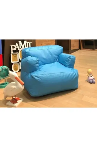 Pufumo TYC00048552604 Armutland Mini Relax Armut Puf Koltuk Turkuaz ( 1-8 Yaş )