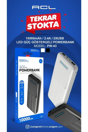 PW-43 Acl Powerbank Pw43 10000 Mah