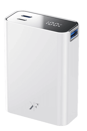 PW501 20.000 mAh Dijital Göstergeli 2 Adet 45W Type-C ve 22.5W USB Çıkışlı Şarj PD Hızlı Şarj Powerbank - Beyaz
