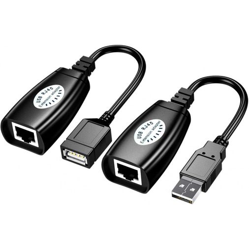 Qport Q-UX2 60 m USB Extender 2'li Paket