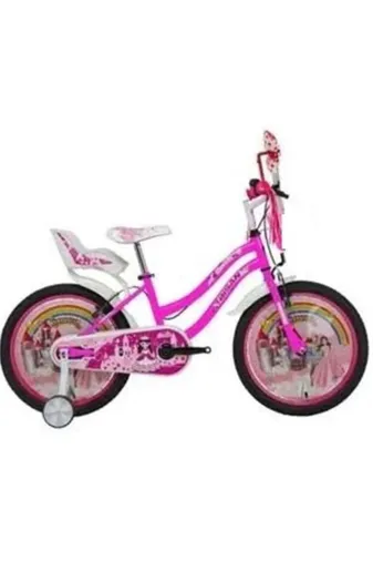QUEEN-23-02 Bisan Queen Kiz Çocuk Bisikleti 30Cm V 20 Jant Metalik Pembe Pembe
