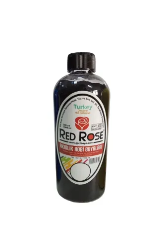 quilling AKRLK-BYA-500ML-RDRS Akrilik Hobi Boyası Redrose 10 Farklı Renk Seçenekli 500Ml