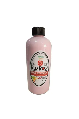 quilling AKRLK-BYA-500ML-RDRS Pembe Renk Akrilik Hobi Boyası - 10 Farklı Renk Seçenekli 500Ml