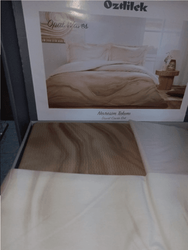 Ranforce Çift Kişilik Nevresim Takımı Opal Waves