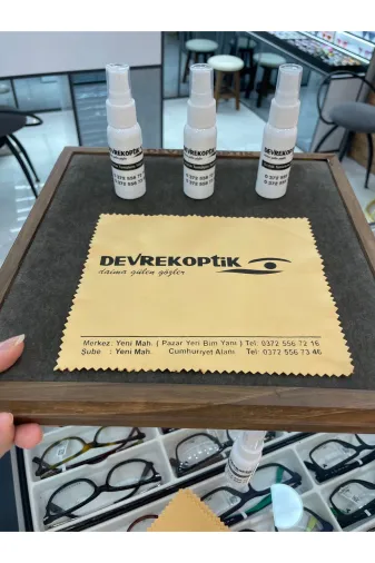 Ray-Ban 474EDEVREKOPTIK77 Gözlük Temizleme Seti Sprey Ve Bez 3 Lü Set