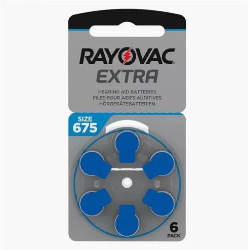 Rayovac 675 Numara Kulaklık Pili 6'lı Paket