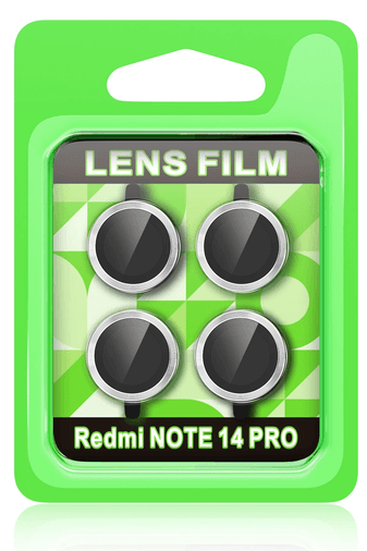 Redmi Note 14 Pro 5G Raze Metal Kamera Lens - Gümüş