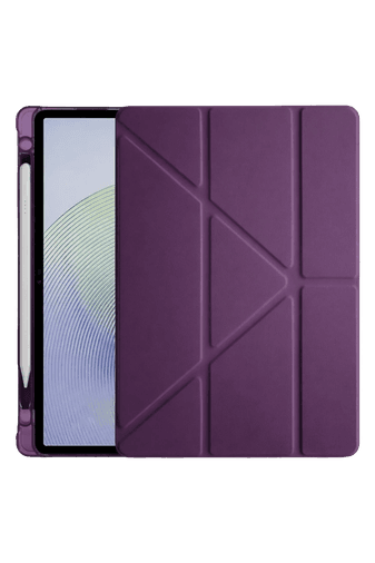 Redmi Pad 2 Kalemlikli Mars Tablet Kılıfı - Mürdüm