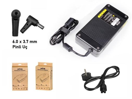 Retro Asus 19.5V 11.8A 230W Pinli 6.0mm Notebook Adaptör (RPA-AC330)