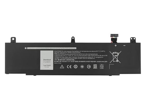 Retro Dell Alienware 13 R3 TDW5P Notebook Bataryası