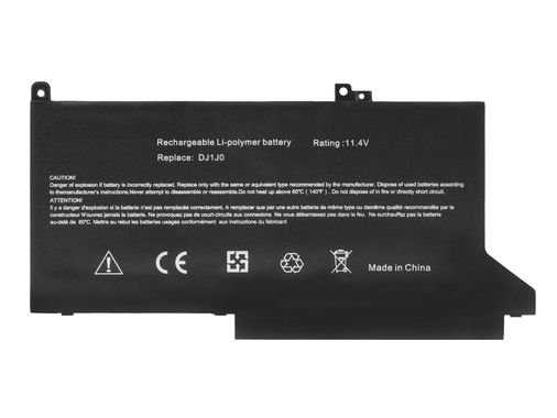 Retro Dell Latitude 7280/7290/7380/7390 DJ1J0 3 Cell Notebook Bataryası