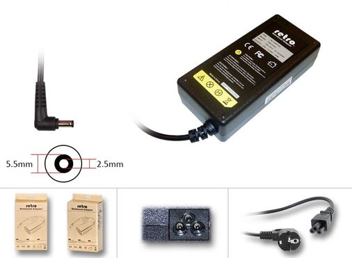 Retro Delta-Liteon 19V 3.42A 65W Notebook Adaptör (RPA-AC281)